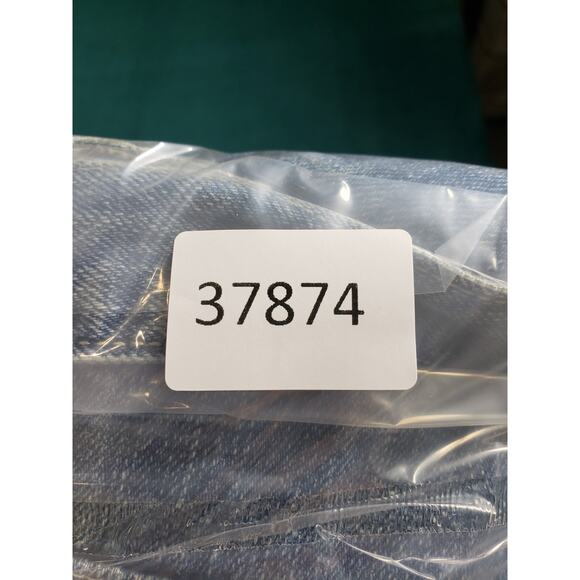 Express Jeans Size 34x32 Mens Blue Pants Denim Baggy Mid Rise Loose Bootcut - Picture 14 of 14